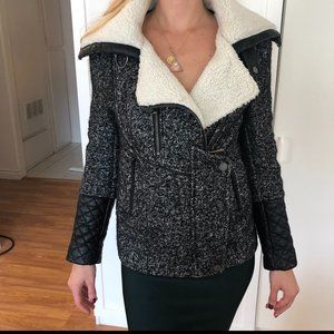 Classy Coat - model is size small BCBG